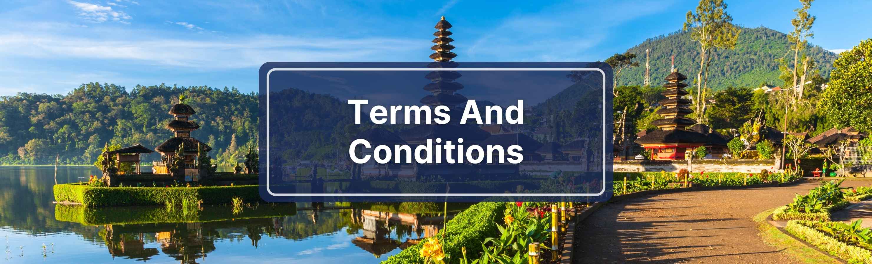 Terms & Conditions - Holiday My Planet Travel Policies